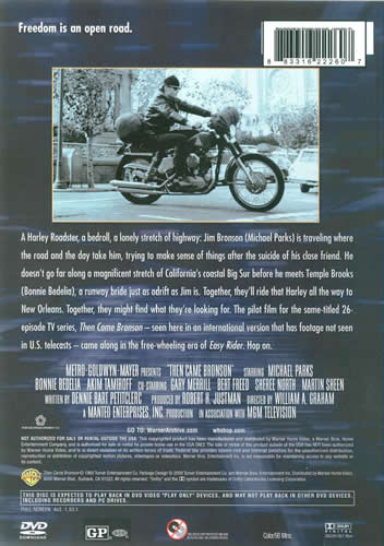 Then Came Bronson DVD Back Cover