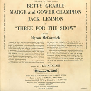 Three for the Show Back Cover